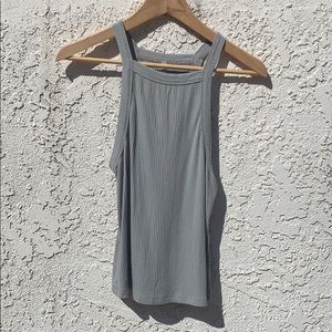 Sage High Neck Tank